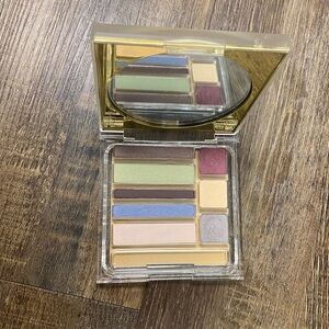 Estee Lauder Radiant Eyeshadow‎ Palette with Green, Blue, and Pink NWOT No Brush